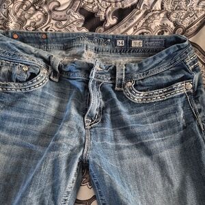 Miss Me Light Blue Boot Cut Jeans